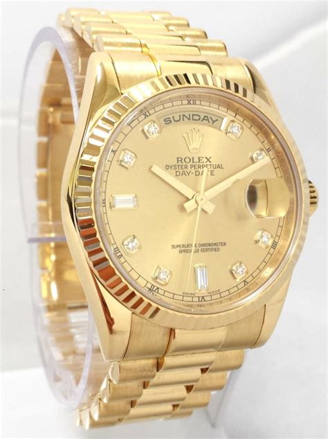 rolex day date gold jubilee dial